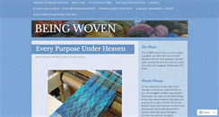 Desktop Screenshot of beingwoven.org